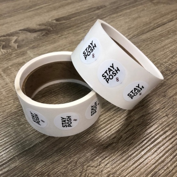 250 "Stay Posh" Wafer stickers - Picture 2 of 3